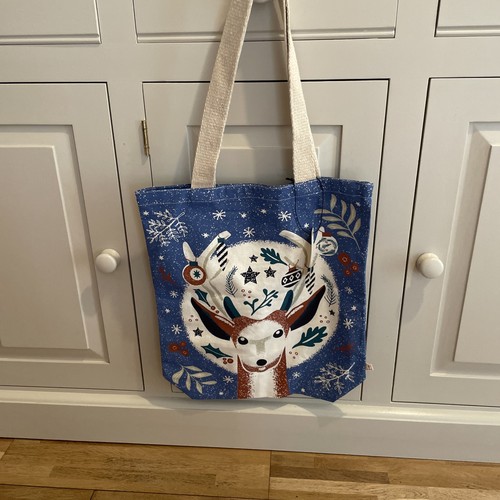 Seasalt christmas deer tote - deer,