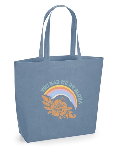 Aloha tote bag - aloha, rainbow
