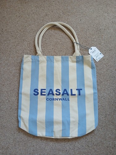 Seasalt canvas stripe tote bag - stripe,